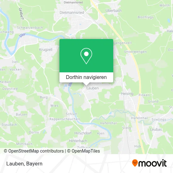 Lauben Karte