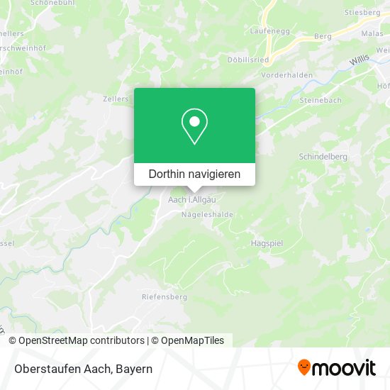 Oberstaufen Aach Karte