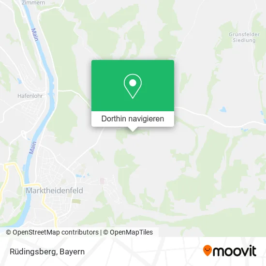 Rüdingsberg Karte