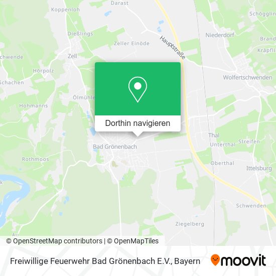 Freiwillige Feuerwehr Bad Grönenbach E.V. Karte