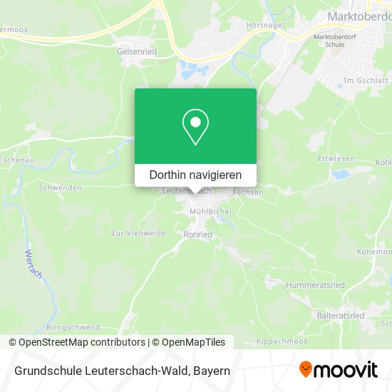 Grundschule Leuterschach-Wald Karte