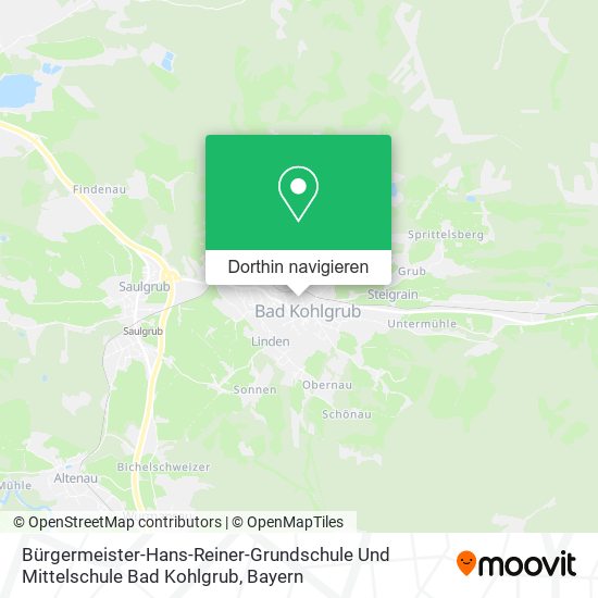 Bürgermeister-Hans-Reiner-Grundschule Und Mittelschule Bad Kohlgrub Karte