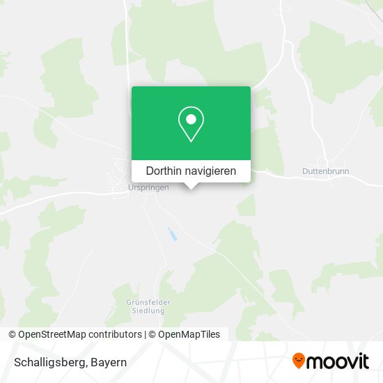 Schalligsberg Karte