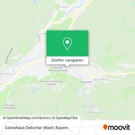 Gästehaus Debicher Wastl Karte
