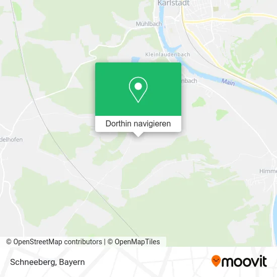Schneeberg Karte