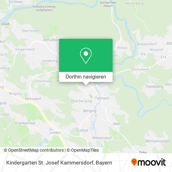 Kindergarten St. Josef Kammersdorf Karte