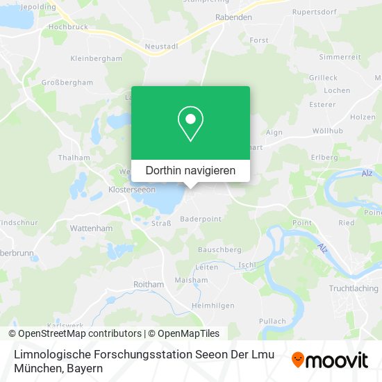 Limnologische Forschungsstation Seeon Der Lmu München Karte