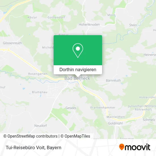 Tui-Reisebüro Voit Karte