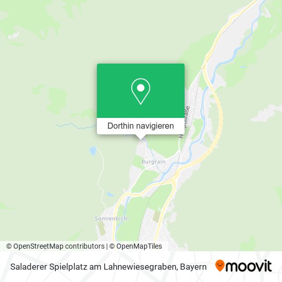 Saladerer Spielplatz am Lahnewiesegraben Karte