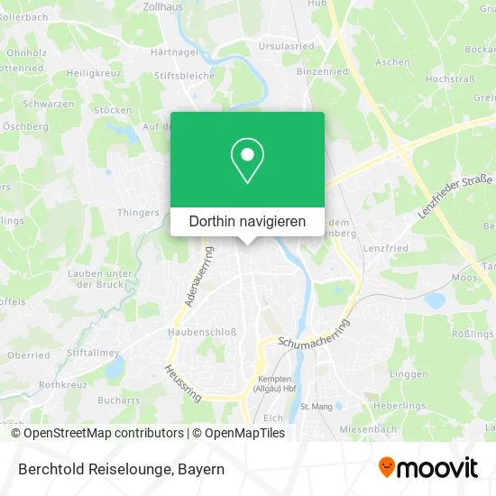 Berchtold Reiselounge Karte