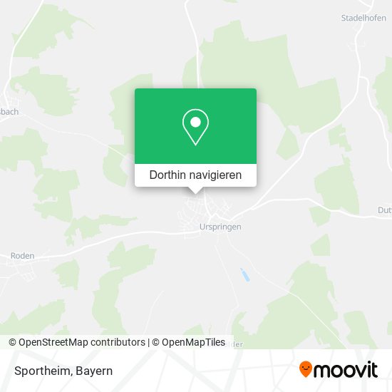 Sportheim Karte