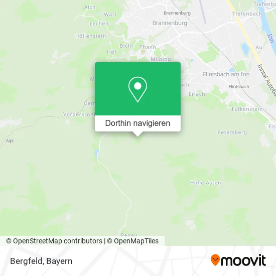Bergfeld Karte