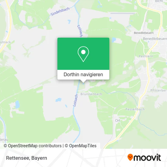 Rettensee Karte