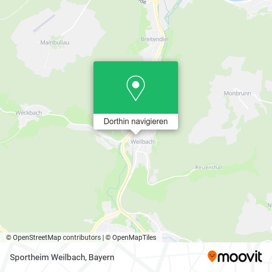 Sportheim Weilbach Karte