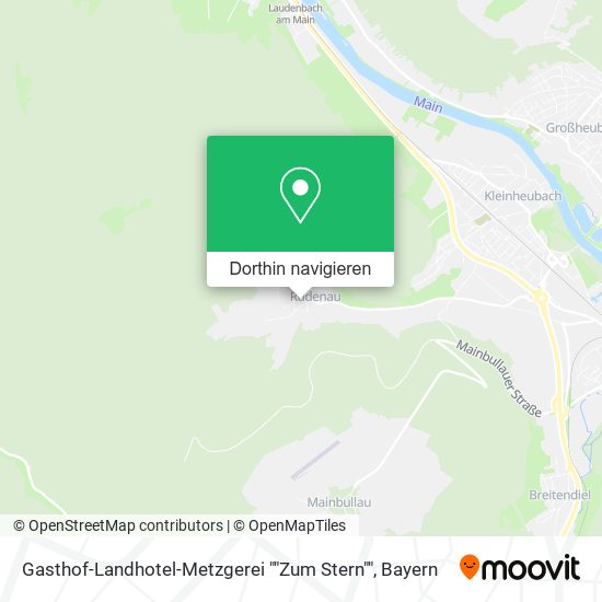 Gasthof-Landhotel-Metzgerei ""Zum Stern"" Karte