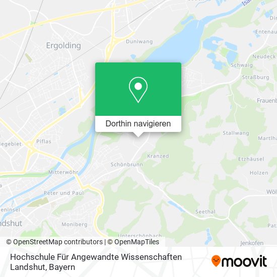 Hochschule Für Angewandte Wissenschaften Landshut Karte