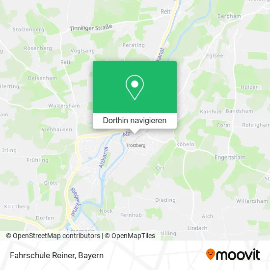 Fahrschule Reiner Karte