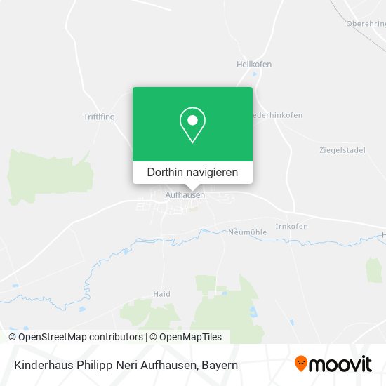 Kinderhaus Philipp Neri Aufhausen Karte
