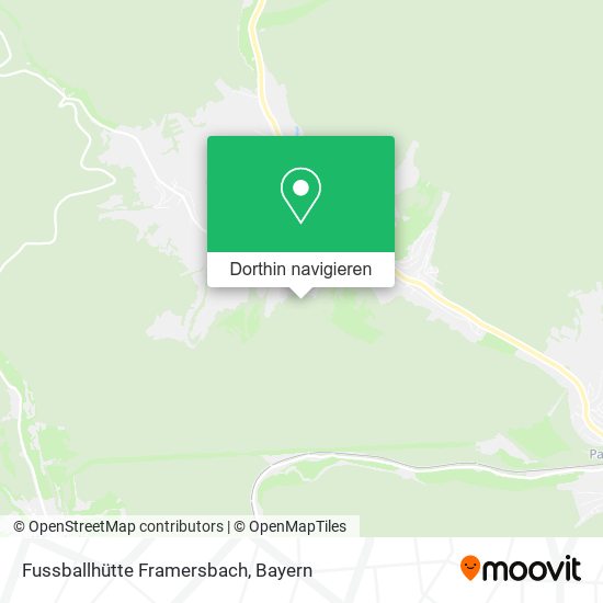 Fussballhütte Framersbach Karte