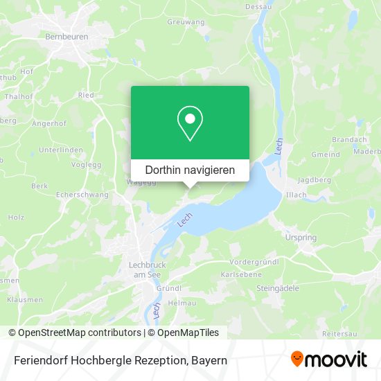 Feriendorf Hochbergle Rezeption Karte