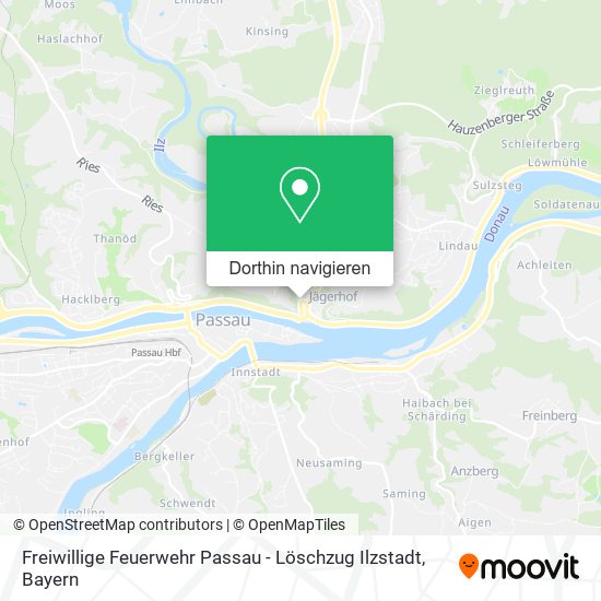Freiwillige Feuerwehr Passau - Löschzug Ilzstadt Karte