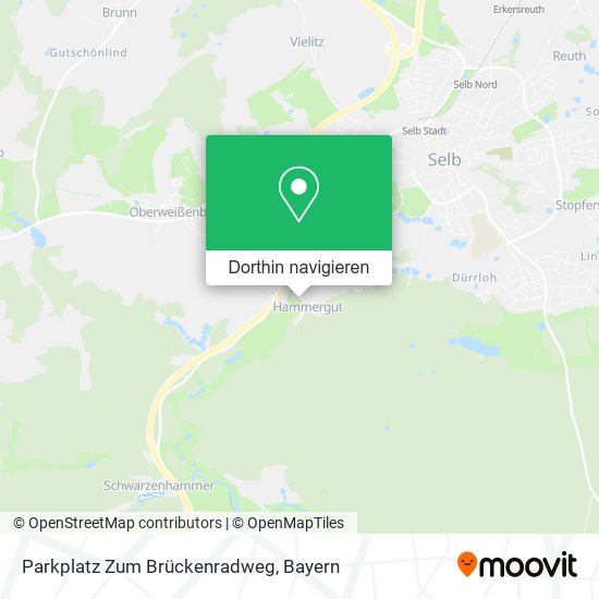Parkplatz Zum Brückenradweg Karte