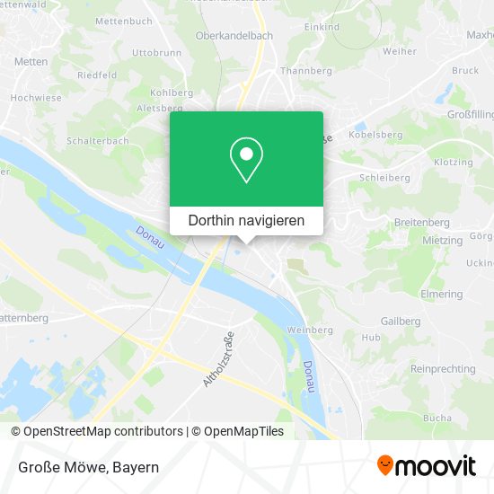 Große Möwe Karte