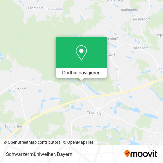 Schwärzermühlweiher Karte