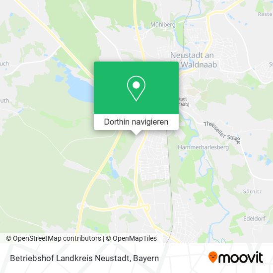 Betriebshof Landkreis Neustadt Karte