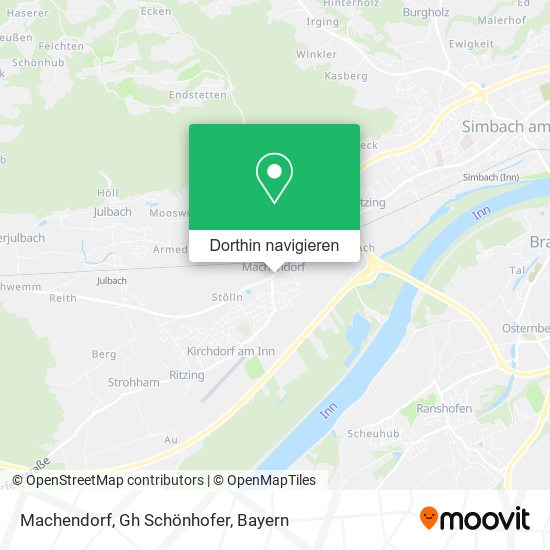 Machendorf, Gh Schönhofer Karte