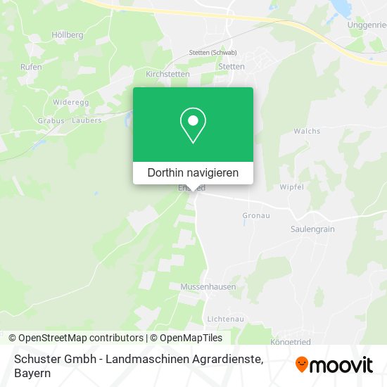 Schuster Gmbh - Landmaschinen Agrardienste Karte