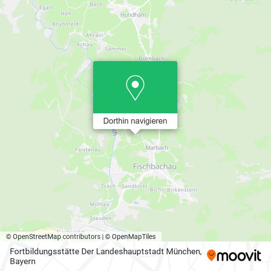 Fortbildungsstätte Der Landeshauptstadt München Karte