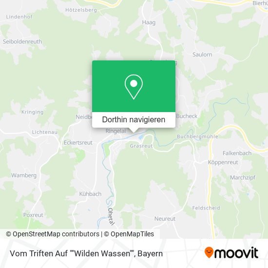 Vom Triften Auf ""Wilden Wassen"" Karte