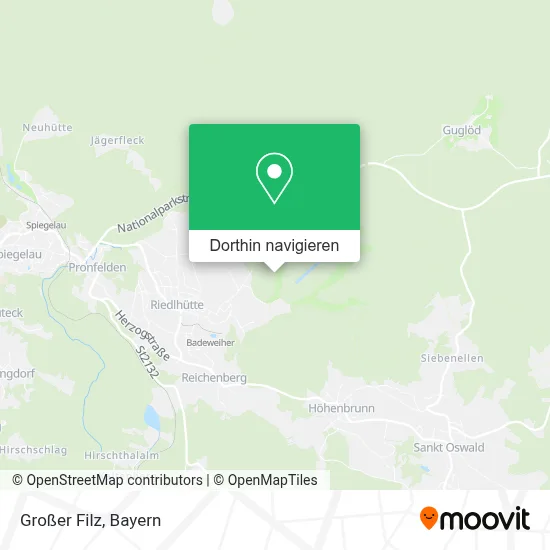 Großer Filz Karte