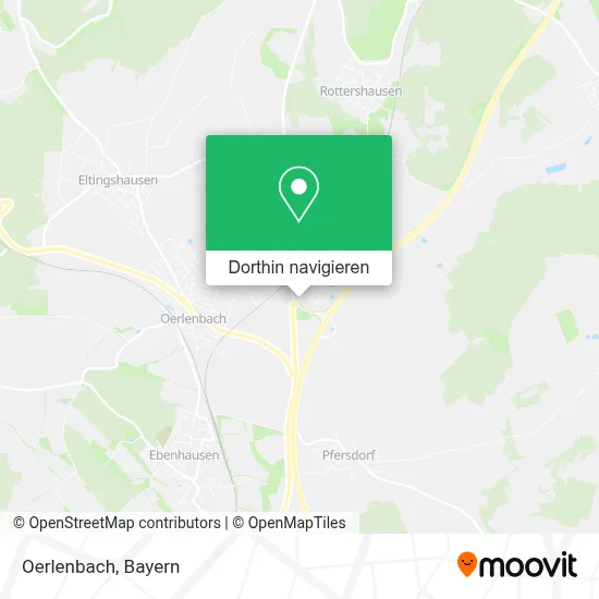 Oerlenbach Karte