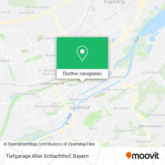 Tiefgarage Alter Schlachthof Karte