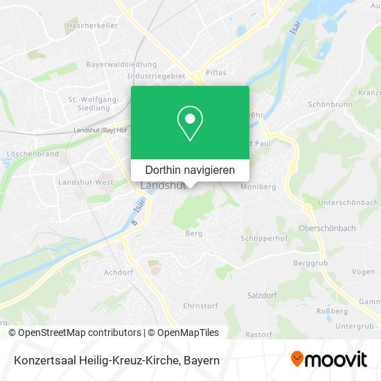 Konzertsaal Heilig-Kreuz-Kirche Karte
