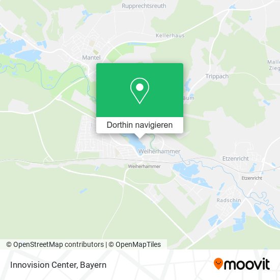 Innovision Center Karte