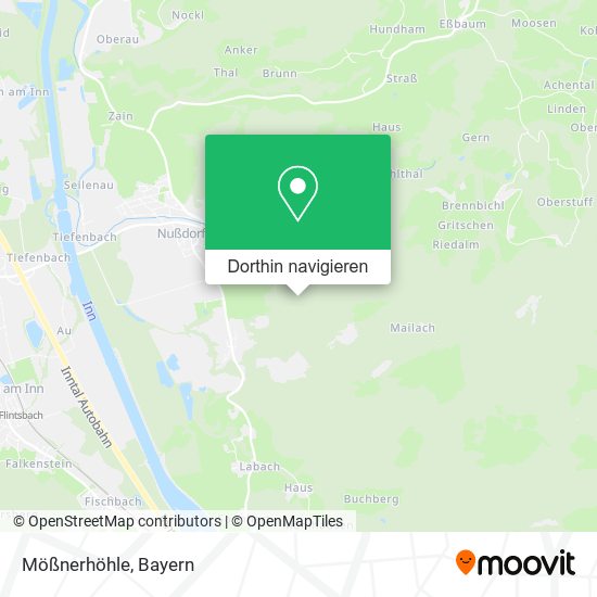Mößnerhöhle Karte