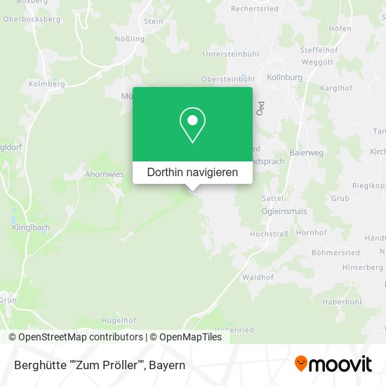 Berghütte ""Zum Pröller"" Karte