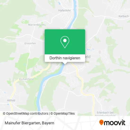 Mainufer Biergarten Karte