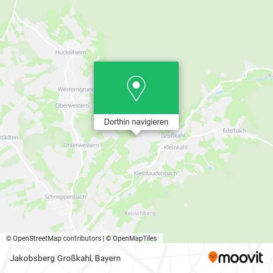 Jakobsberg Großkahl Karte
