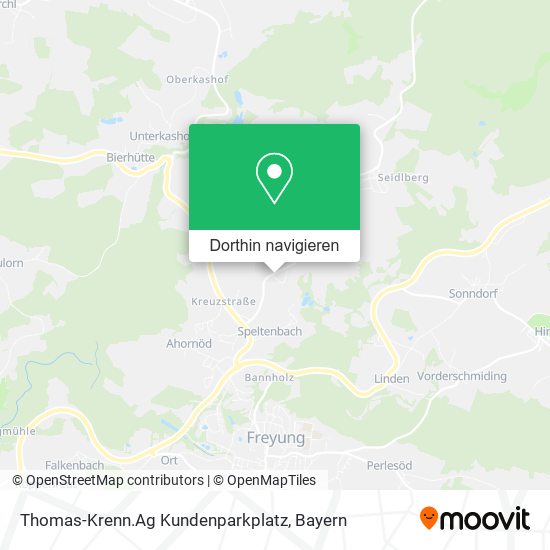 Thomas-Krenn.Ag Kundenparkplatz Karte