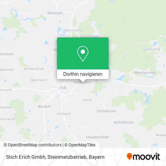 Stich Erich Gmbh, Steinmetzbetrieb Karte