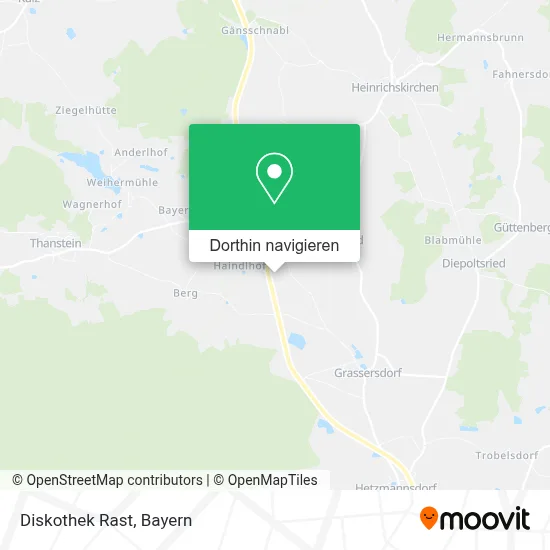 Diskothek Rast Karte