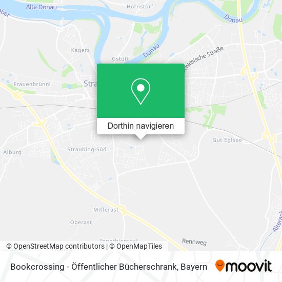 Bookcrossing - Öffentlicher Bücherschrank Karte