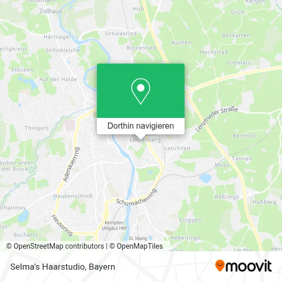 Selma's Haarstudio Karte
