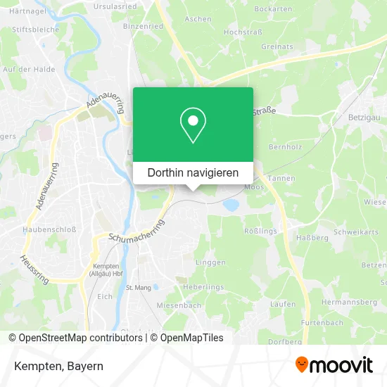 Kempten Karte