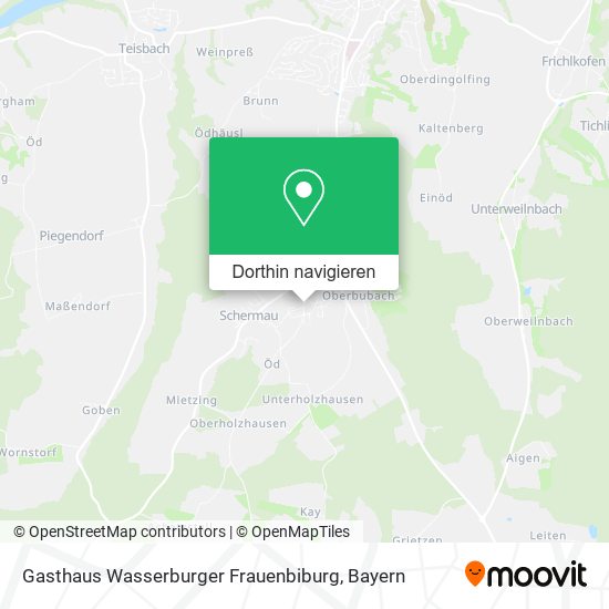 Gasthaus Wasserburger Frauenbiburg Karte