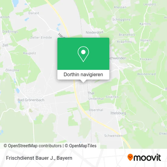 Frischdienst Bauer J. Karte